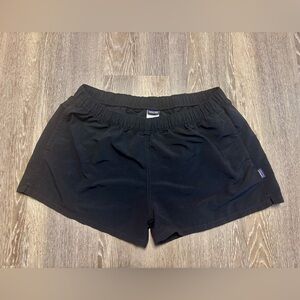 Patagonia Black Elastic Waistband Shorts